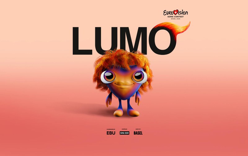 Lumo ist ein mit Compuer designtes Männchen in Herzform und grossen Augen und Wuschelhaaren
