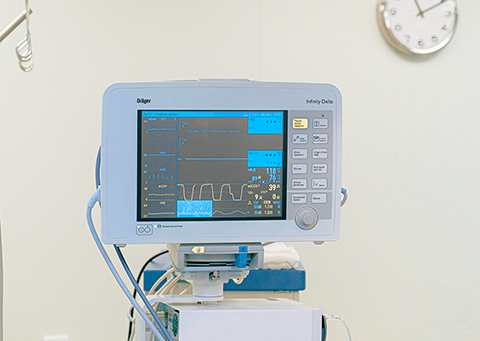 Monitor mit verschiedenen medizinischen Daten