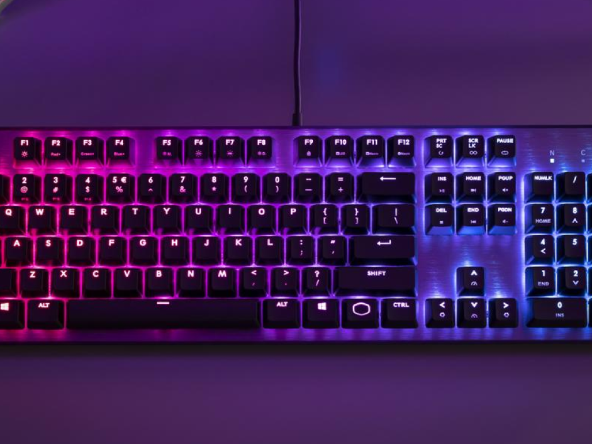 colorful pc keyboard